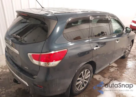 2014 Nissan Pathfinder S из США, поврежденный, VIN 5N1AR2MM0EC649835